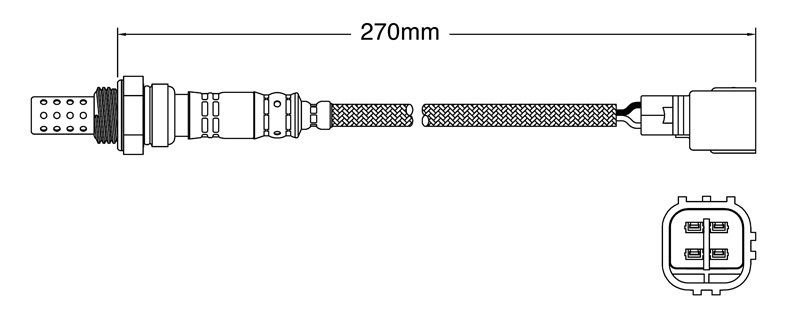 O2 Oxygen Sensor For Lexus IS200 GXE10 Pre-Cat 1G-FE Cyl 1 , 3 O2 Oxygen Sensor For Lexus IS200 GXE10 Pre-Cat 1G-FE Cyl 1 , 3