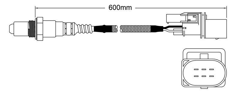 2 x Front Oxygen Sensors O2 For VW Transporter T5 Pre-Cat 3.2 2 x Front Oxygen Sensors O2 For VW Transporter T5 Pre-Cat 3.2