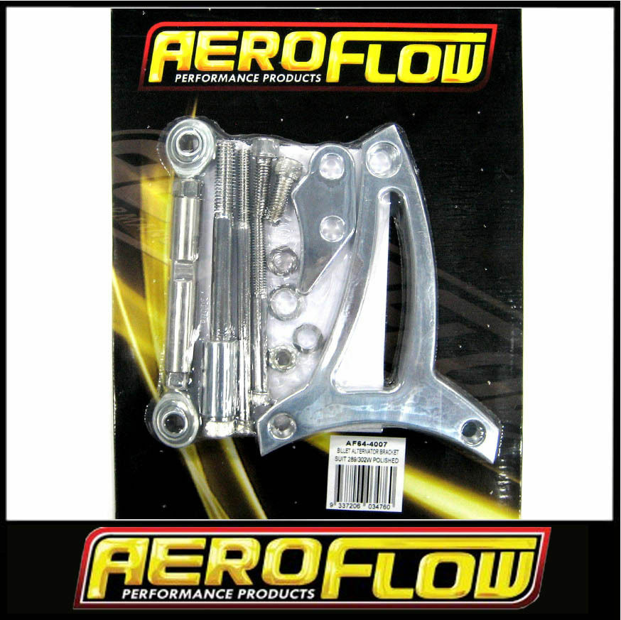 FORD WINDSOR 289 302 AEROFLOW PASSENGER SIDE BILLET ALTERNATOR BRACKET