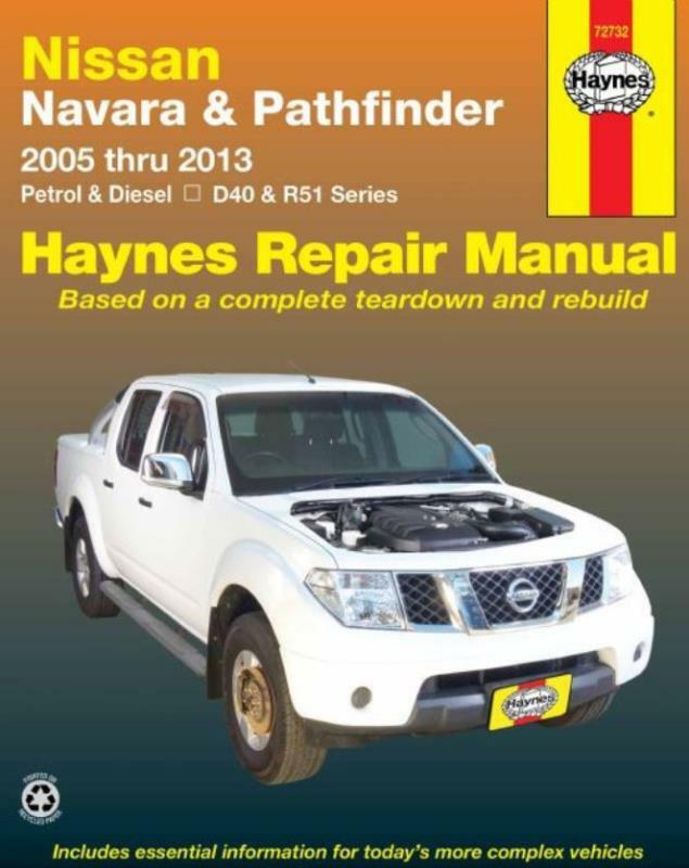 Haynes Service Book Repair Workshop Manual Nissan Navara D40 2005