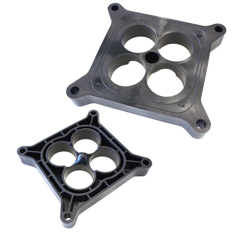 Air Flow Research Carburettor Spacer Plastic Tapered 4-Hole Clover Leaf 4150