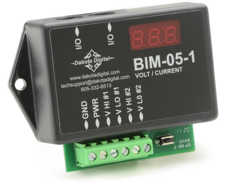 Dakota Digital Volt/Current Module BIM Expansion Black Plastic Each BIM