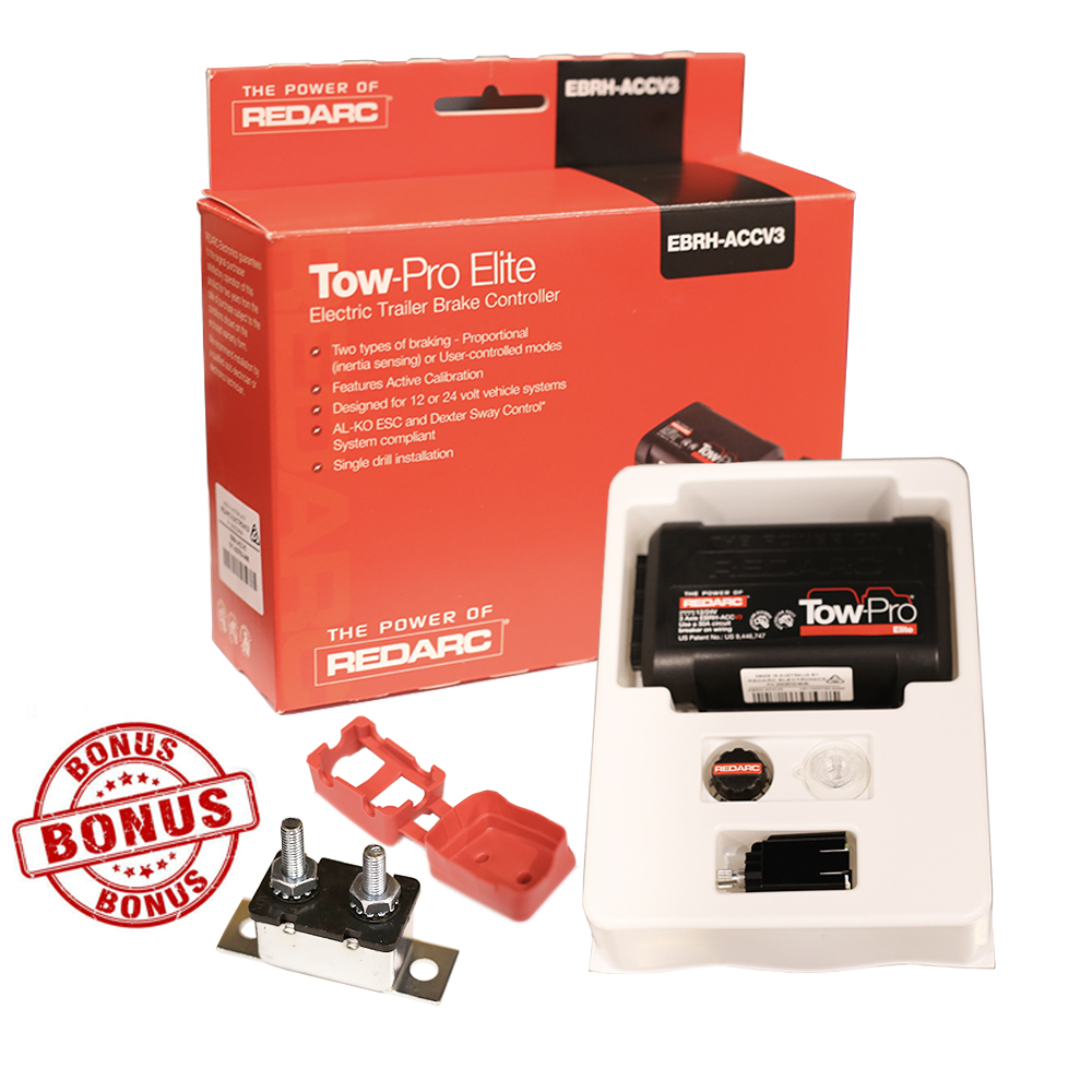 REDARC TowPro Elite V3 Brake Controller EBRHACCV3 Inc 30A Circuit Breaker