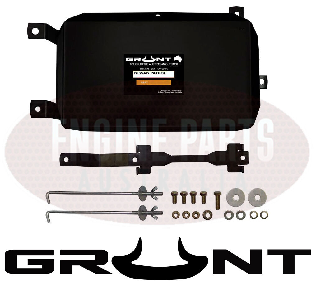 Grunt 4x4 dual battery tray for Nissan Patrol GQ Y60 2.8 turbo diesel