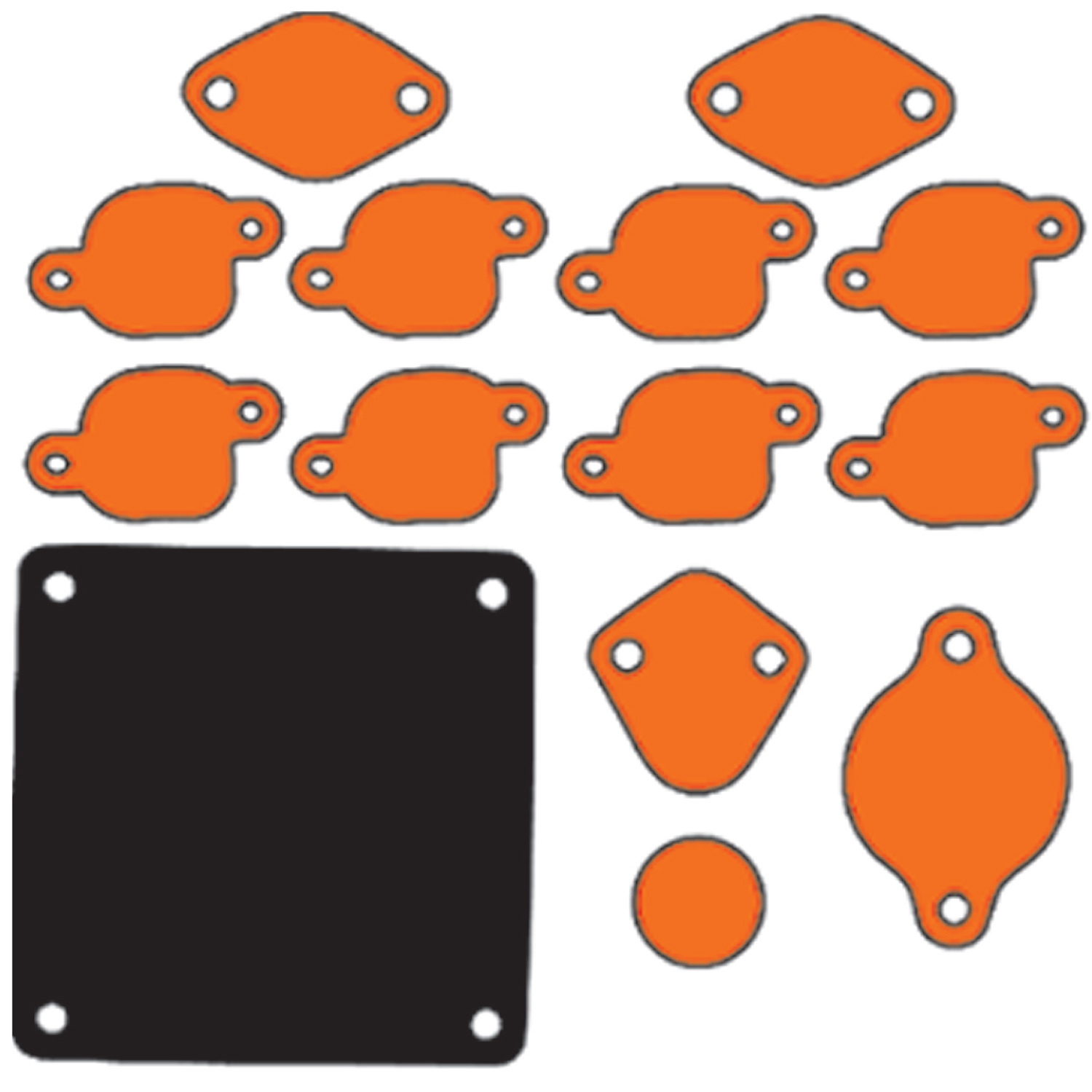 JAZ Block Off Kit Engine Storage Dominator Carburetor Chevrolet Big Block Kit