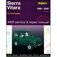 Gregorys workshop manual book for Suzuki Sierra & Vitara 1.0 1.3 1.6 1988-2000 05531