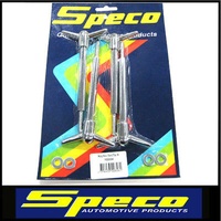Speco Chrome Valve Rocker Cover Hold Down Wing Nut Bolts 110mm 102004