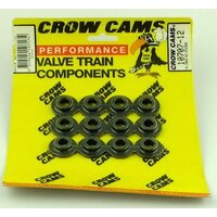 Crow Cams Valve Spring Retainer Chromoly 8mm Stem 1.045" Total Dia. Std Height 7deg. Locks 12 Pair 10707-12
