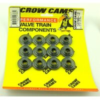 Crow Cams Valve Spring Retainer Chromoly 8mm Stem 1.205" Total Dia. Std Height 7deg. Locks 12 Pair 10708-12