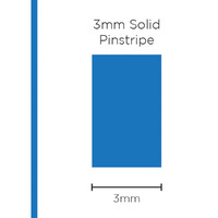 SAAS Pinstripe Solid Medium Blue 3mm X 10 Metres 1104