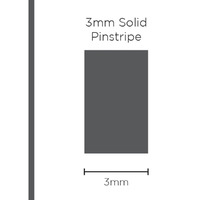 SAAS Pinstripe Solid Charcoal 3mm X 10 Metres 1108