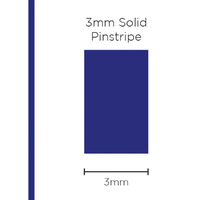 SAAS Pinstripe Solid Dark Blue 3mm X 10 Metres 1115