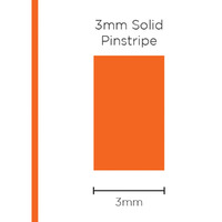 SAAS Pinstripe Solid Orange 3mm X 10 Metres 1118