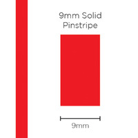 SAAS Pinstripe Solid Red 9mm X 10 Metres 11303