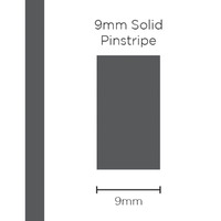 SAAS Pinstripe Solid Charcoal 9mm X 10 Metres 11308