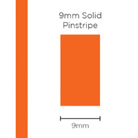 SAAS Pinstripe Solid Orange 9mm X 10 Metres 11318