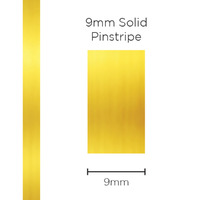 SAAS Pinstripe Solid Gold Mylar 9mm X 10 Metres 11398