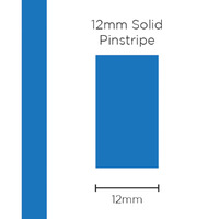 SAAS Pinstripe Solid Medium Blue 12mm X 10 Metres 11404