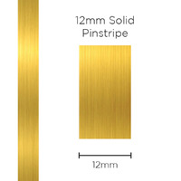 SAAS Pinstripe Solid Gold 12mm X 10 Metres 11406