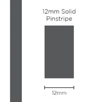 SAAS Pinstripe Solid Charcoal 12mm X 10 Metres 11408