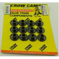 Crow Cams Valve Spring Retainer Chromoly .343in. Stem 1.245in. Total Dia. +.100in. Height 7deg. Locks 12 Pair 11717-12