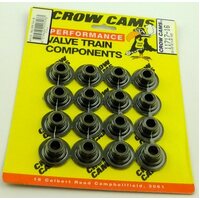 Crow Cams Valve Spring Retainer Chromoly .343in. Stem 1.245in. Total Dia. +.100in. Height 7deg. Locks 16 Pair 11717-16
