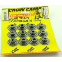 Crow Cams Valve Spring Retainer Chromoly 7mm Stem 1.375in. Total Dia. Std Height 7deg. Locks 12 Pair 11740-12
