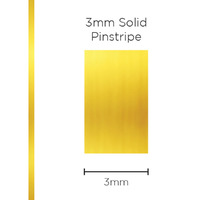 SAAS Pinstripe Solid Gold Mylar 3mm X 10 Metres 1198
