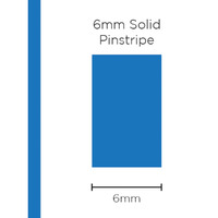 SAAS Pinstripe Solid Medium Blue 6mm X 10 Metres 1204