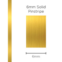 SAAS Pinstripe Solid Gold 6mm X 10 Metres 1206