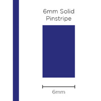 SAAS Pinstripe Solid Dark Blue 6mm X 10 Metres 1215