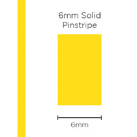 SAAS Pinstripe Solid Yellow 6mm X 10 Metres 1217