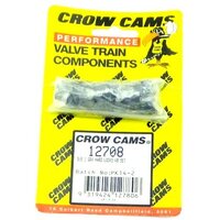 Crow Cams Valve Locks Collets Single Groove Chev For Ford Chrysler Hardened 8 Cyl .375in. Stem Std Height 7deg. Taper 16 Pair 12708-16