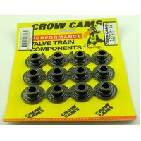 Crow Cams Valve Spring Retainer Chromoly .343in. -.375in. Stem 1.395in. Total Dia. +..100in. Height 7deg. Locks 12 Pair 12710-12
