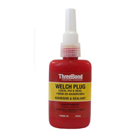 Three Bond Yellow Welsh Welch Plug Seal 50g Bottle Medium Strength Blister Pack 1386B-50BP
