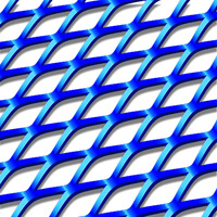 SAAS Body Kit Mesh - Blue 1200mm x 280mm 19972