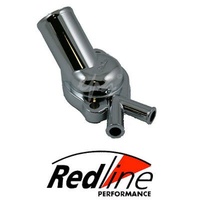 Redline performance thermostat dual spout chrome to suit Holden 253 308 V8 4.2 5.0 22-73-0