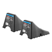 Curt Workshop Wheel Chock Set Up To 17" Wide Wheels 22800
