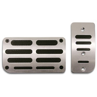 SAAS Pedal Pad Kit Aluminium Black Automatics 23121BA