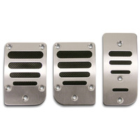SAAS Pedal Pad Kit Aluminium Black Manual 23121BM