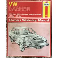 Haynes workshop manual book for VW Volkswagen Dasher 1.5 1.6 1974-1981 238
