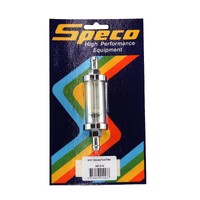 Speco 5/16" (7.9mm) Universal Glass Fuel Filter Car Hot Rod Bike Boat 28C516