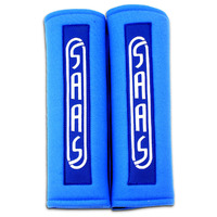 SAAS Racing Seatbelt Harness 2" Shoulder Pad Blue 1 Pair 2PADLE