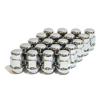 SAAS Wheel Nut Acorn Bulge 12 x 1.25 Chrome 35mm set of 20 33535B