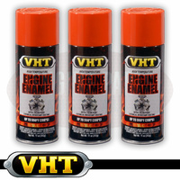 VHT Engine Enamel High Temperature Spray Paint Chrysler Hemi Orange SP120 x 3 cans