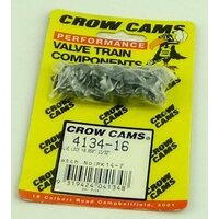 Crow Cams Valve Locks Collets Single Groove Machined 6/8 Cyl Set +.050in. Height .343in. Stem 7deg. Taper 16 Pair 4134-16