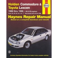 Haynes workshop manual book for Holden Commodore VT VX VY VZ 1997-2006 V6 V8 41743