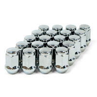 SAAS Wheel Nut Flat Head Bulge 12 x 1.25 35mm set of 20 43595B