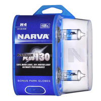 Narva 48542BL2 12V 60/55W H4 Platinum Plus 130 Globe Headlight Car Truck Light 48542BL2