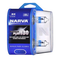 Narva 48542BL2 12V 60/55W H4 Platinum Plus 130 Globe Headlight Car Truck Light 48542BL2